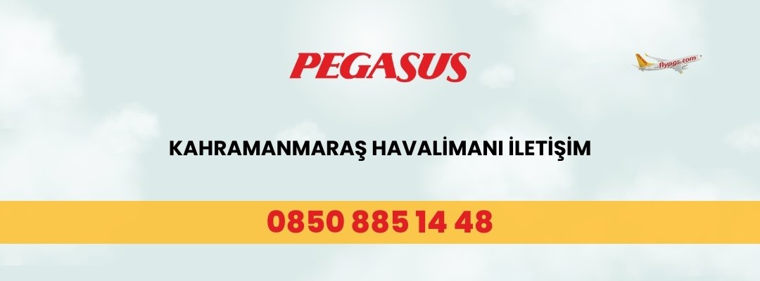 Kahramanmaraş Havalimanı Pegasus İletişim
