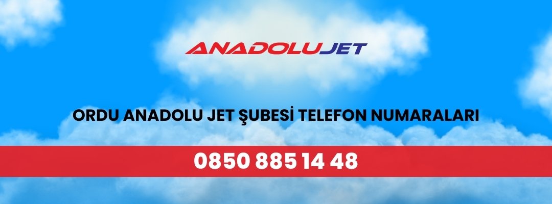 Ordu Anadolu Jet Şubesi Telefon Numaraları